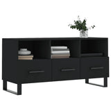 TV Cabinet Black 102x36x50 cm Engineered Wood 829061