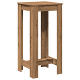 Bar Table Artisan Oak 51x50x103.5 cm Engineered Wood 854408