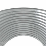 Garden Raised Bed Galvanised Steel 100x100x68 cm Green 319053