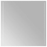 LED Bathroom Mirror Transparent 60 x 60 cm Tempered Glass 42045771