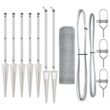 Welded Wire Fence with Spikes 10 x 0.8 m 3353336