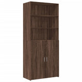 Highboard Brown Oak 80x42.5x249 cm Engineered Wood 3281363