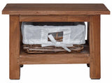 Side Table Brown 38 x 28 x 35 cm Solid Mahogany wood 42012405