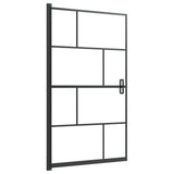 Shower Enclosure ESG 80x140 cm Black 150749
