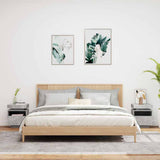 Bedside Cabinets with LED Lights 2 pcs Concrete Grey 40x39x48.5 cm 836791