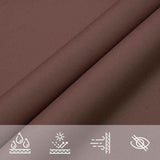 Sunshade Sail Oxford Fabric Rectangular 3x4.5 m Brown 135816
