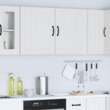 Kitchen Wall Cabinets 2 pcs Lucca White Engineered Wood 853798