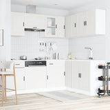 11 Piece Kitchen Cabinet Set "Porto" White Engineered Wood 3314961