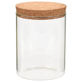 Storage Glass Jars with Cork Lid 6 pcs 650 ml 50839