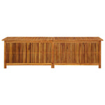 Garden Storage Box 200x50x58 cm Solid Acacia Wood 316500
