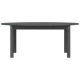 Coffee Table Grey 110x55x45 cm Solid Wood Pine 822344
