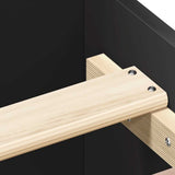 Bed Frame without Mattress Black 140x190 cm 3203783