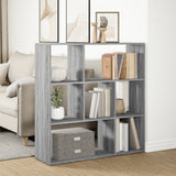 Room Divider Bookcase Grey Sonoma 102x29x103.5 cm Engineered Wood 858053