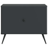 Coffee Table with Drawer Black 49 x 50 x 40 cm Engineered Wood 895656
