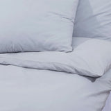Duvet Cover Set Grey 260x220 cm Cotton 136109
