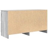 TV Cabinet Grey Sonoma 100x35x54 cm Engineered Wood 861801