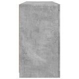 Sideboard with LED Lights Concrete Grey 142.5x37x67 cm 3209089