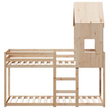 Bunk Bed without Mattress 90x200 cm Solid Wood Pine 3282000