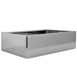 ZNTS Wash Basin 41x30x12 cm Ceramic Silver 143495