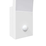 Outdoor LED Wall Lights with Sensors 2pcs White Die-cast Aluminium 4006267