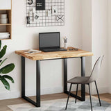 Desk Top Oil Finished 100x80x4 cm Solid Wood Acacia 3279774