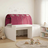 Bed with Tunnel 3 pcs Artisian Oak and Red Engineered Wood 3423657
