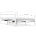 ZNTS 285302 Bed Frame White Metal 120x200 cm