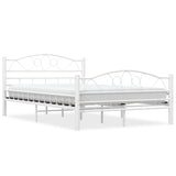 ZNTS 285302 Bed Frame White Metal 120x200 cm