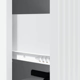 Drawer Cabinet White 33 x 34.5 x 90 cm Engineered Wood 894615