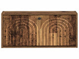 Wall-Mounted Shoe Cabinet ALKMAAR 71 x 17 x 43 cm Old Wood 896193