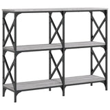Console Table Grey Sonoma 100x28x80.5 cm Engineered Wood 835422