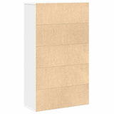 Bookcase White 60x24x101.5 cm Engineered Wood 860391