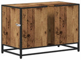 Bathroom Cabinet Old Wood 65 x 33 x 60 cm Engineered Wood 883634
