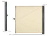 Retractable Sun Side Awning Screen Fence Patio Garden Wall Balcony Screening Panel Outdoor Blind T3398P311628