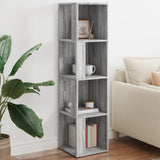 Corner Cabinet Grey Sonoma 33x33x132 cm Engineered Wood 816024