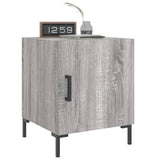 Bedside Cabinets 2 pcs Grey Sonoma 40x40x50 cm Engineered Wood 827577