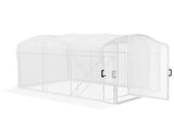 Polytunnel Greenhouse Walk-in Grow House with UV-resistant PE Cover, Door and Galvanised Steel T3398P325196