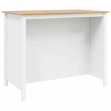 Kitchen Islands HILL White 112 x 66 x 90 cm Solid Pine Wood 42025036