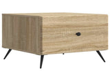 Coffee Table Sonoma Oak 49 x 50 x 40 cm Engineered Wood 895657