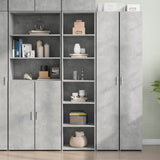 Highboard Concrete Grey 45x41x185 cm Engineered Wood 3281676