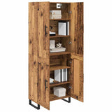 Highboard 2 pcs Old Wood 69.5 x 34 x 180 cm 3415811