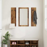 Wall-Mounted Coat Rack Wall-mounted Old Wood 96 x 1.5 x 90 cm 874537