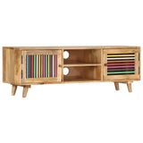 TV Cabinet 120x30x40 cm Solid Mango Wood 249864