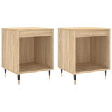 ZNTS Bedside Cabinets 2 pcs Sonoma Oak 40x35x50 cm Engineered Wood 830707