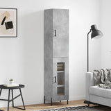 Highboard Concrete Grey 34.5x34x180 cm Engineered Wood 3199053
