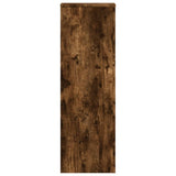 ZNTS Plant Stand Smoked Oak 33x33x100 cm Engineered Wood 852955