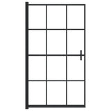 Shower Enclosure ESG 80x140 cm Black 150746