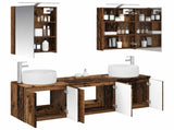 Bathroom Cabinet Set 5 pcs Old Wood Engineered Wood 3406517