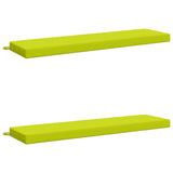 2-Piece Bench Cushions SOEST 2 pcs 100% Polyester Bright Green 949863