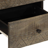 Bedside Cabinets 2 pcs Light Grey 40x33x46 cm Solid Wood Mango 4017791